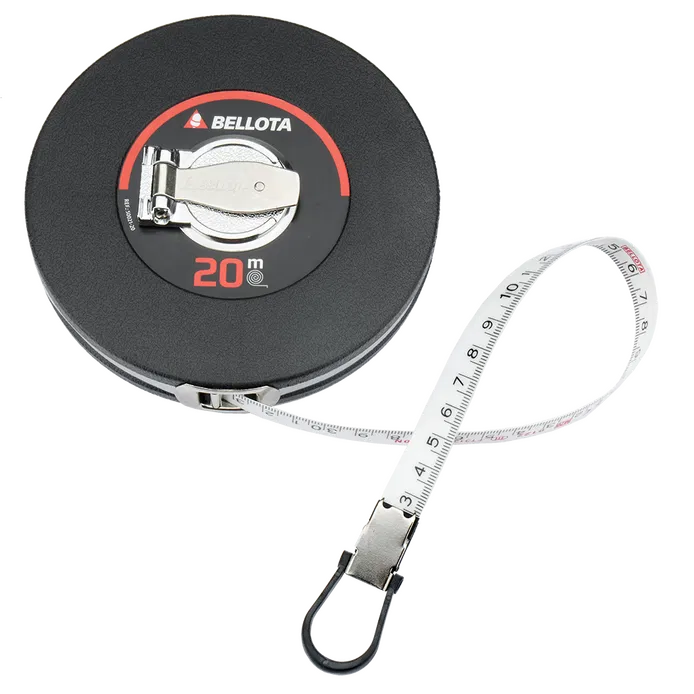 CINTA METRICA FIBRA DE VIDRIO 20 MTS. BELLOTA