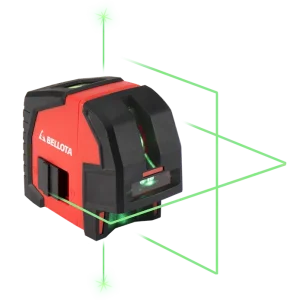 NIVEL LASER VERDE CON PLOMADA 180º 2 PLANOS 30M BELLOTA