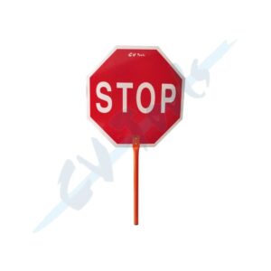 SEÑAL PALETA PASO STOP 4055 MANGO ALUMINIO