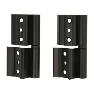 Bisagra 40/20 aluminio negro izda