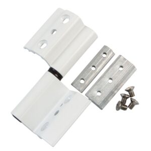 Bisagra 40/20 Aluminio Blanco izda