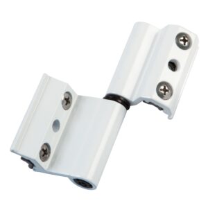 Bisagra v2p-eu aluminio blanco izda