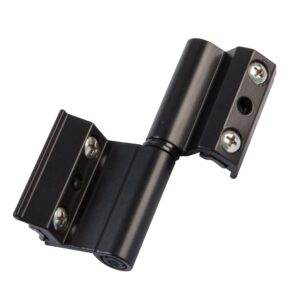 Bisagra V2P-EU aluminio negro izda (2u)