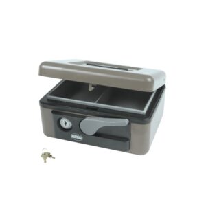 CAJA CAUDALES 165X125X80 GRIS CON BANDEJA