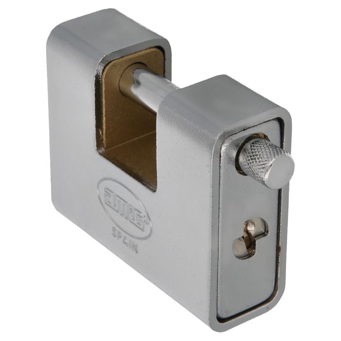 CANDADO ACORAZADO 201-80 ACERO CROMO (D)