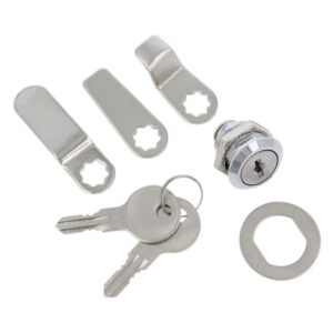 CERRADURAS BUZON 3 LENGÜETAS CROMADO