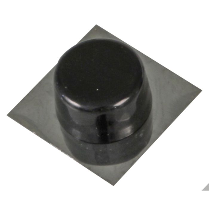 Tope Puerta Básico Inox Negro 405