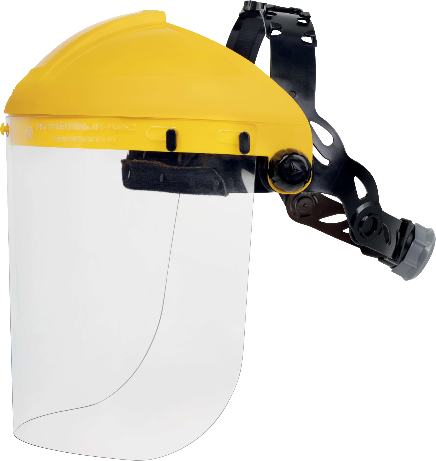 PORTAVISERA DE POLICARBONATO INCOLORO CON SOPORTE AJUSTABLE