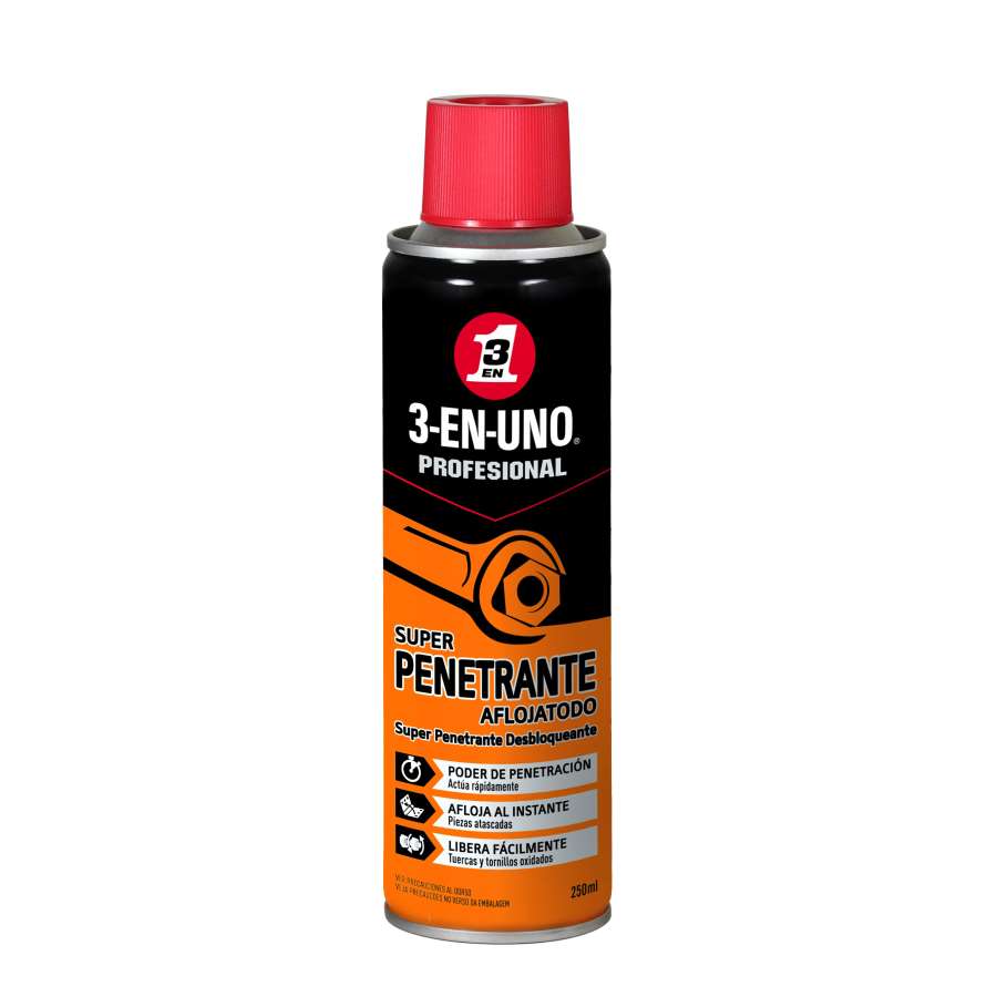 3 EN 1 SUPER PENETRANTE AFLOJATODO - Spray 250 ml