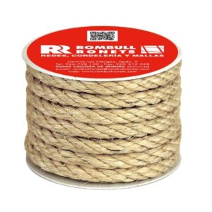 CARRETE CUERDA CABLEADA SISAL 4C 8mm – 15M (1u)