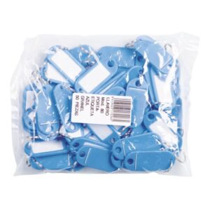 LLAVERO PORTAETIQUETA AMARILLO