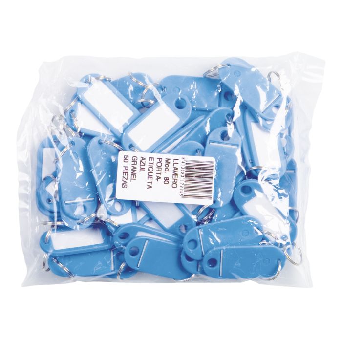 LLAVERO PORTAETIQUETA AMARILLO