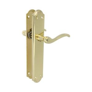 JUEGO DE MANILLAS ALFA 242X44 ZAMAK LATONADO